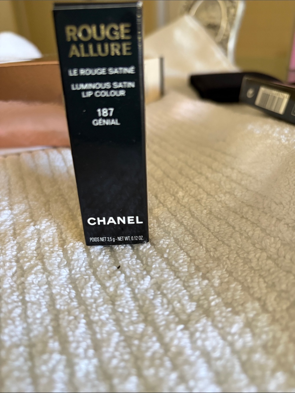 CHANEL Black and Gold Accent Pillow - Luxe Logo Detail